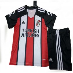 Camisola CA River Plate Criança Equipamento Terceiro 2021-2022 Manga Curta